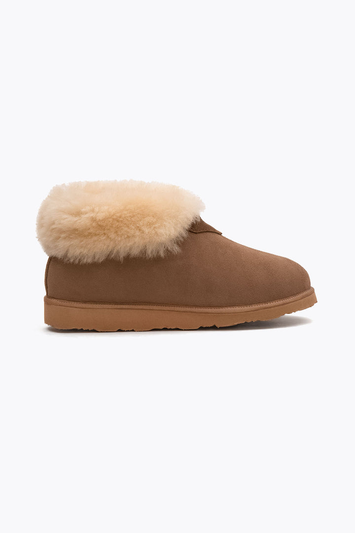 Pegia Moen Unisex Sheepskin Bootie Slippers - Pegia