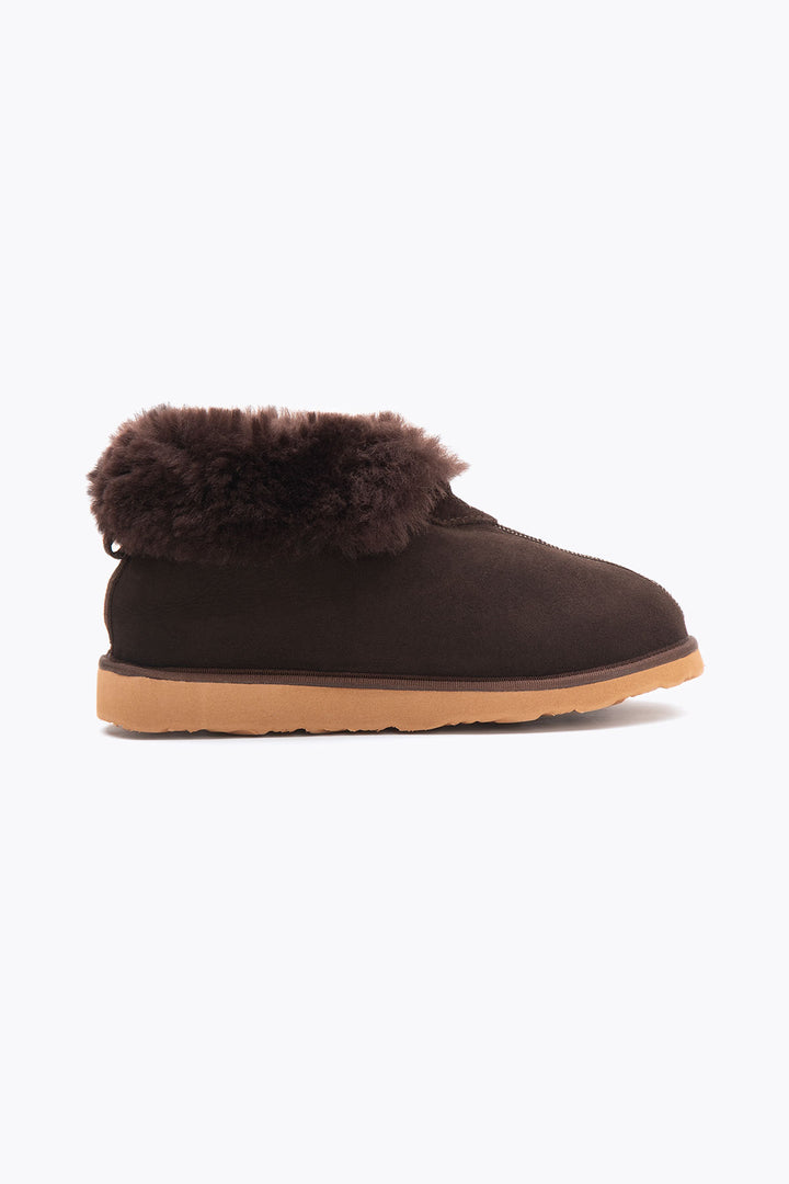 Pegia Moen Unisex Sheepskin Bootie Slippers - Pegia