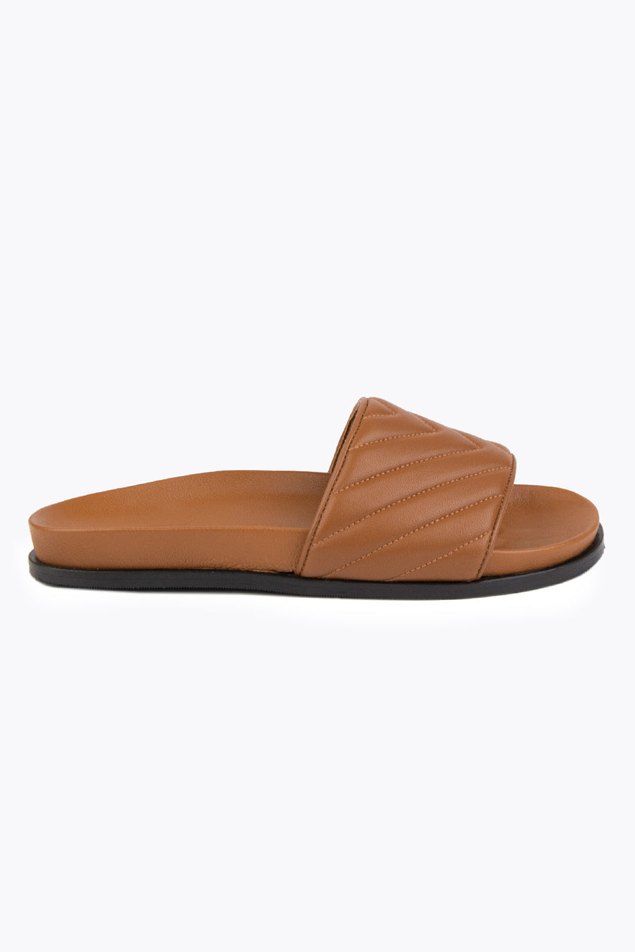 Pegia Mona Leather Women's Slides - Pegia