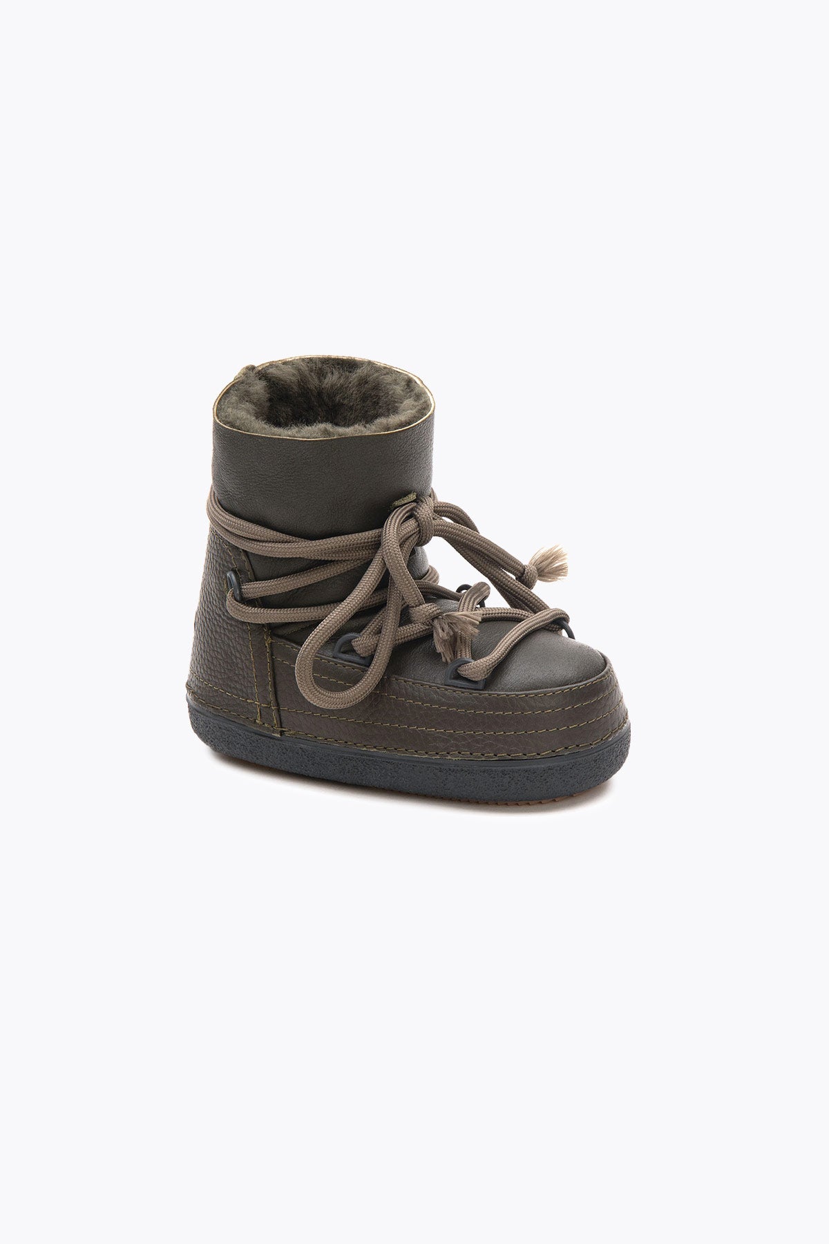 Pegia Denia Stivali Con Velcro In Shearling Per Bambini