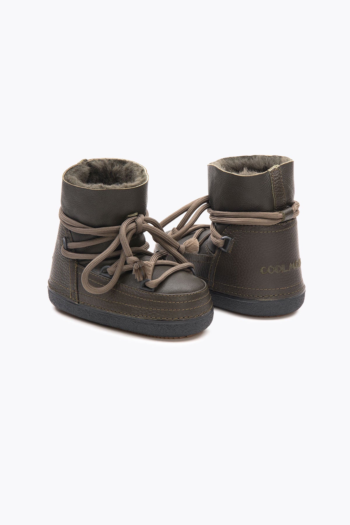 Bottes Velcro Pour Enfants Pegia Denia En Shearling