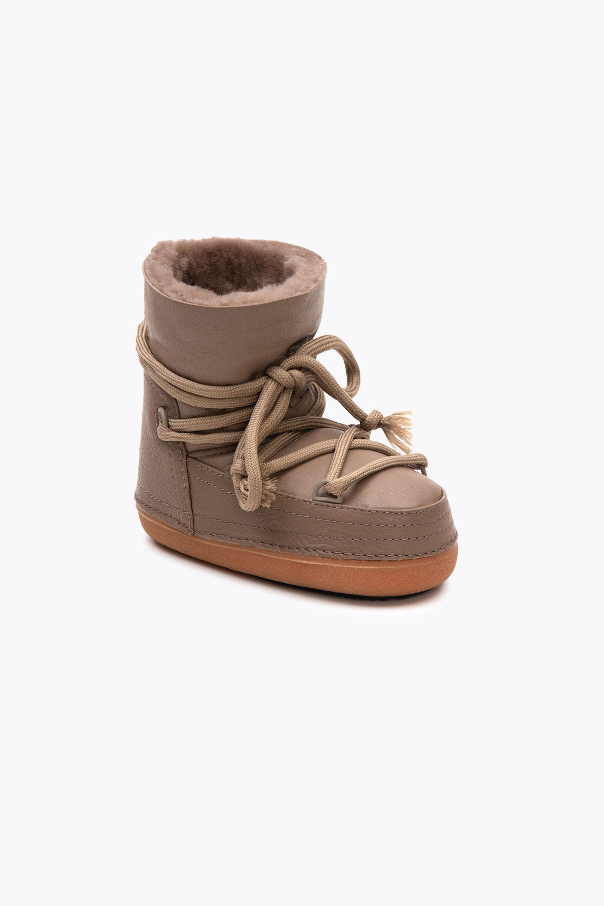 Pegia Denia Stivali Con Velcro In Shearling Per Bambini