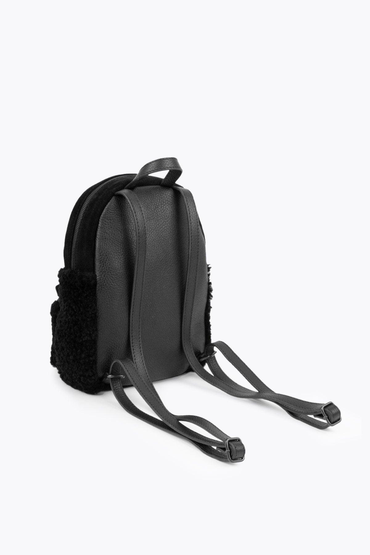 Pegia Moso Shearling Mini Backpack