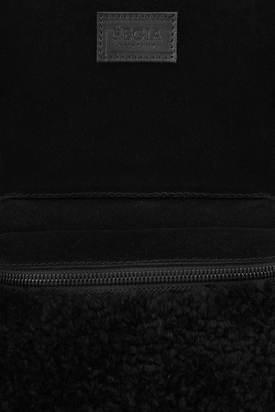 Pegia Moso Shearling Mini Backpack - Pegia
