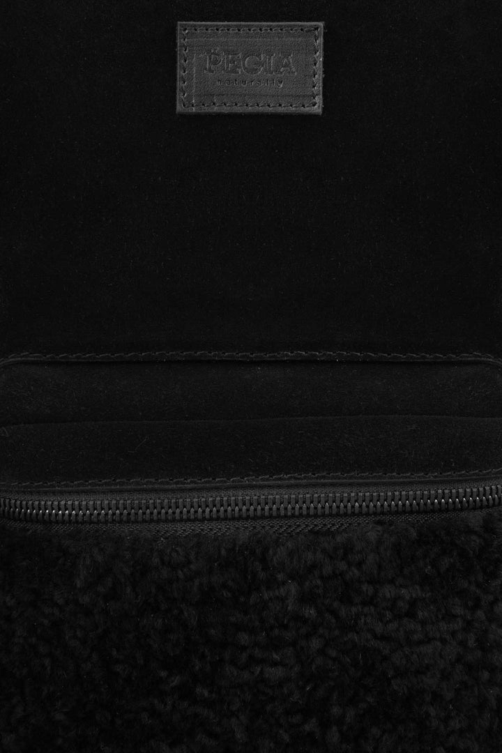 Pegia Moso Shearling Mini Backpack - Pegia