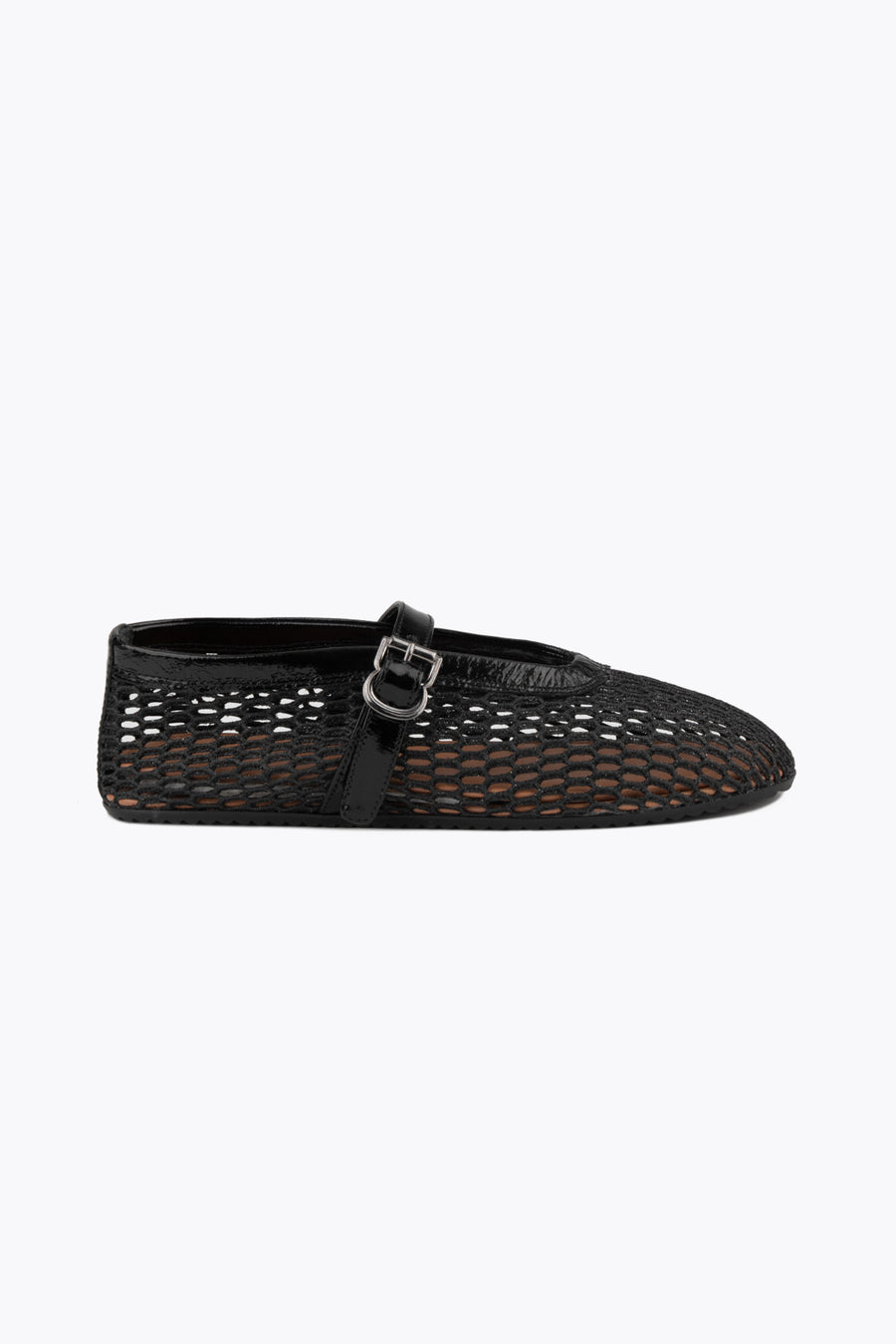 Pegia Fera Mesh Mary Jane Ballet Flats - Pegia