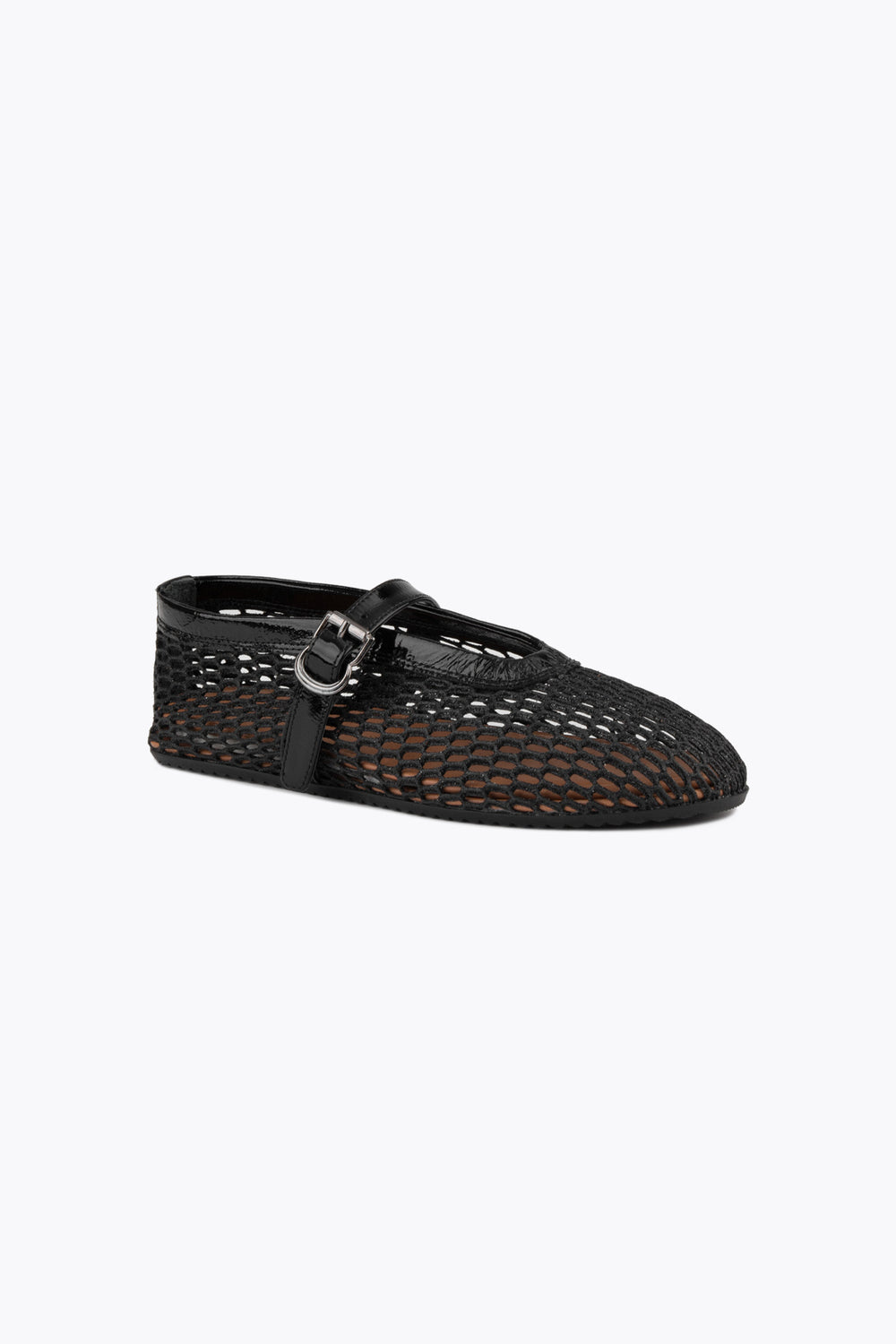 Pegia Fera Mesh Mary Jane Ballet Flats - Pegia