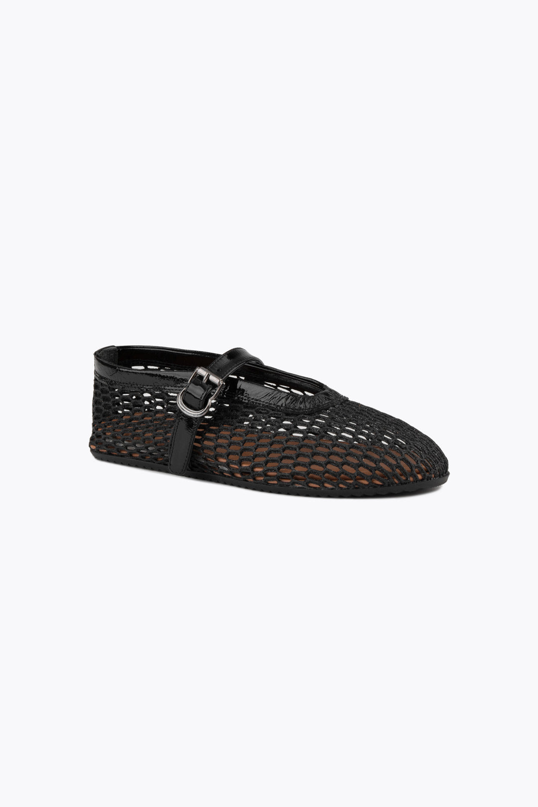 Pegia Fera Mesh Mary Jane Ballet Flats - Pegia