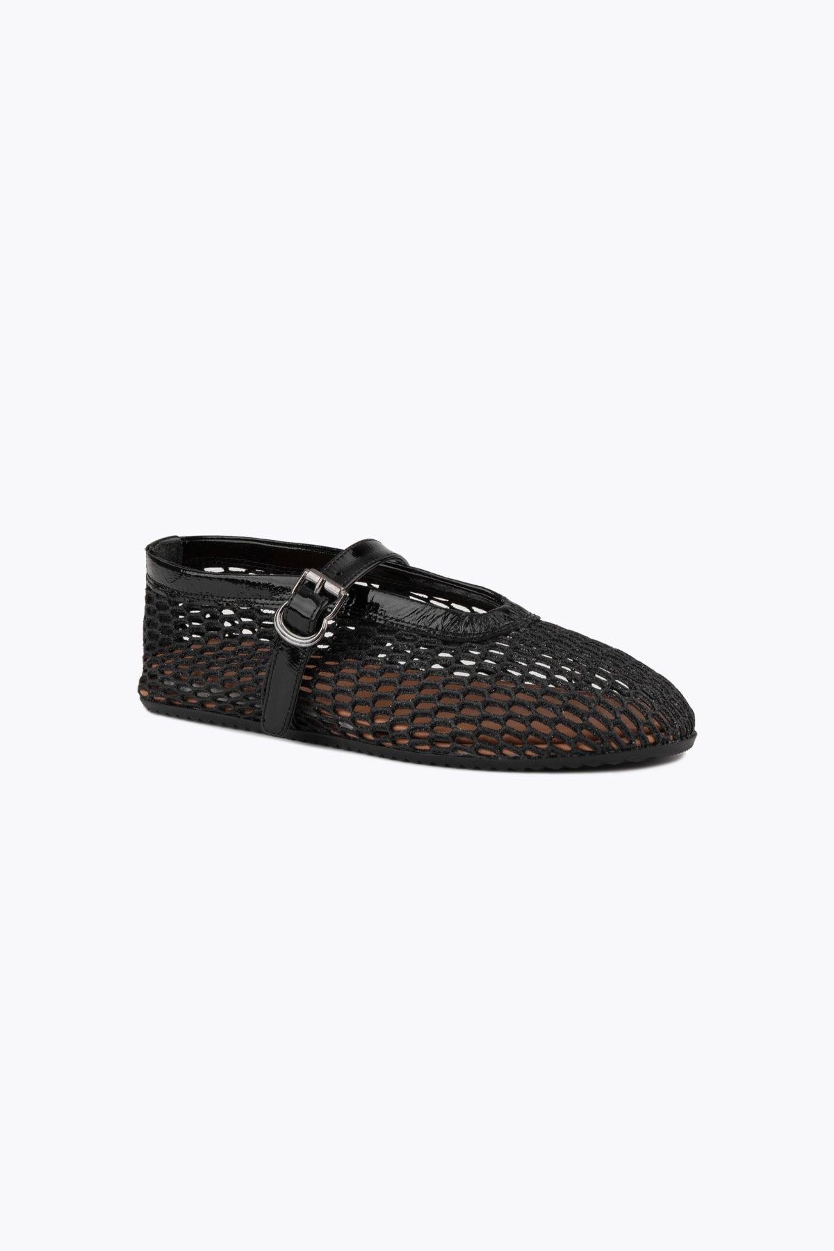 Pegia Fera Mesh Mary Jane Ballet Flats - Pegia