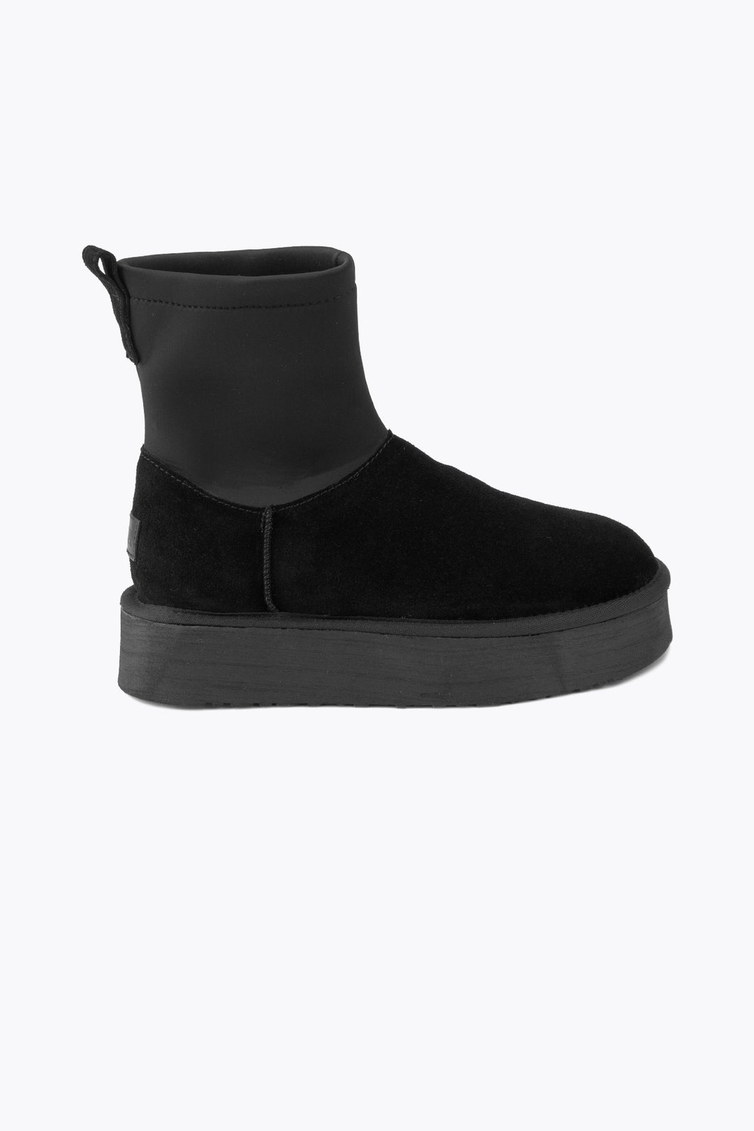 Pegia Kalix Genuine Suede Stretch Zip Women's Platform Boots - Pegia