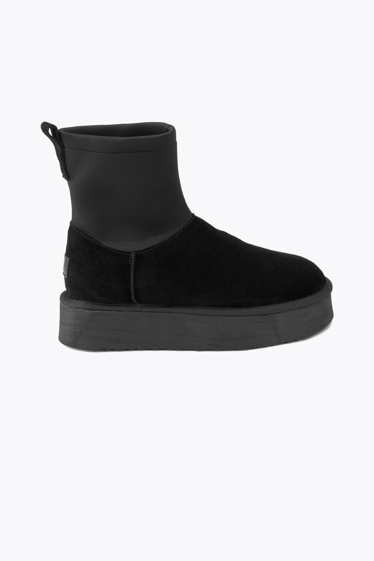 Pegia Kalix Genuine Suede Stretch Zip Women's Platform Boots - Pegia