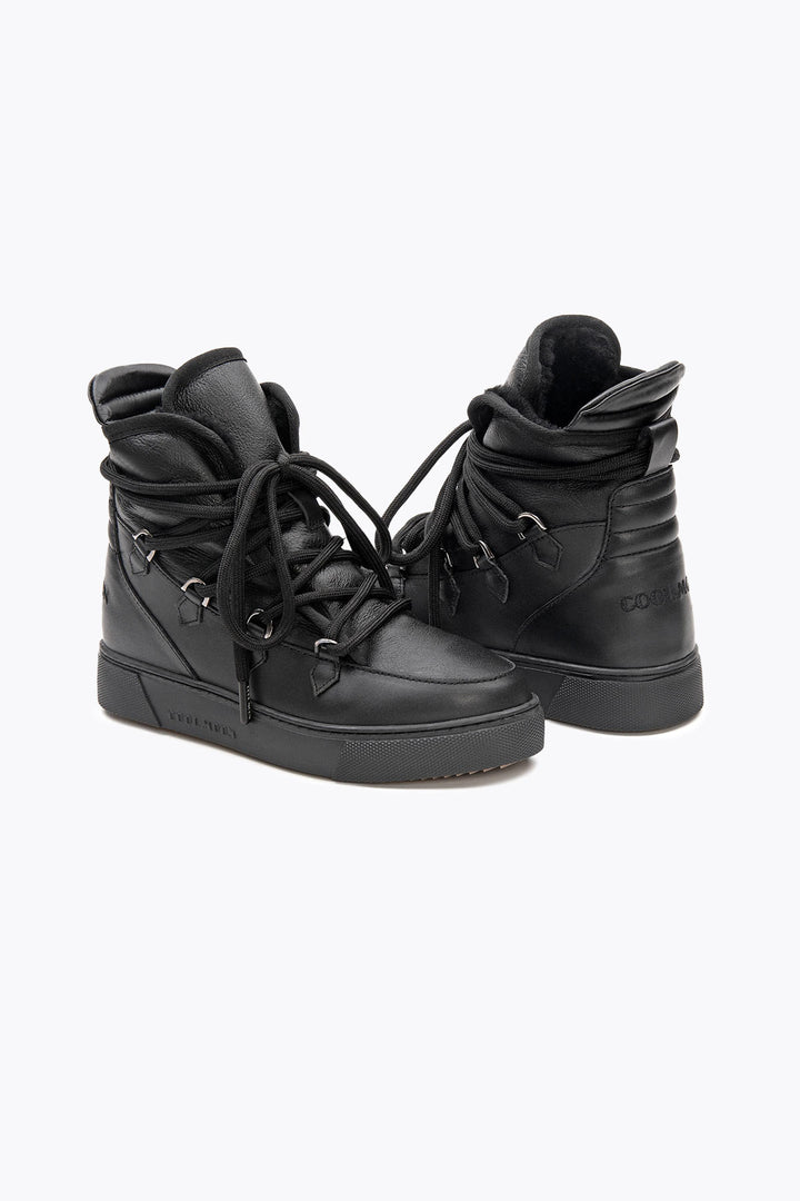 Cool Moon Lerida Genuine Leather Women's Sneaker Boots - Pegia