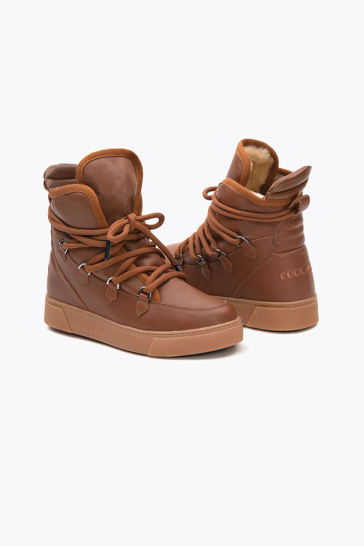 Cool Moon Lerida Genuine Leather Women's Sneaker Boots - Pegia