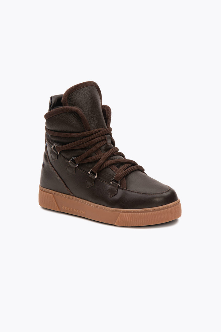 Cool Moon Lerida Genuine Leather Women's Sneaker Boots - Pegia