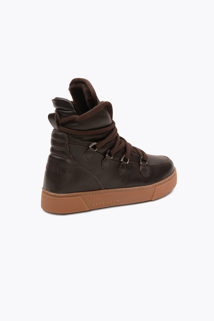 Cool Moon Lerida Genuine Leather Women's Sneaker Boots - Pegia