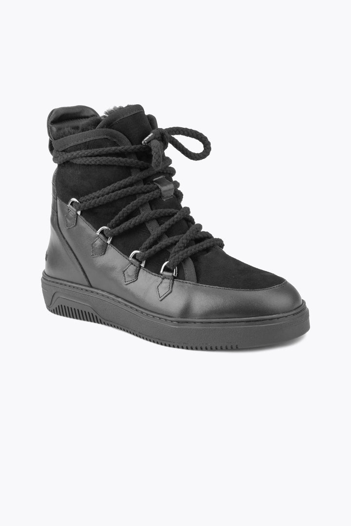 Cool Moon Lincol Shearling Men's Sneaker Boots - Pegia