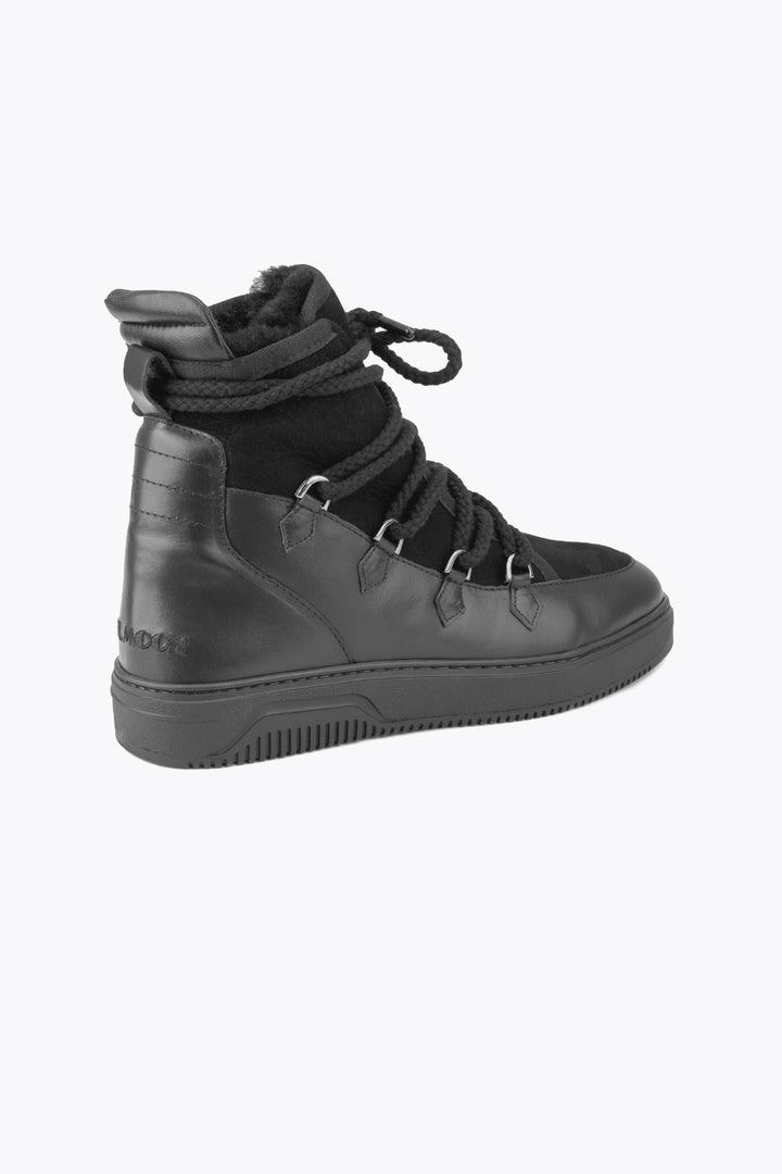 Cool Moon Lincol Shearling Men's Sneaker Boots - Pegia