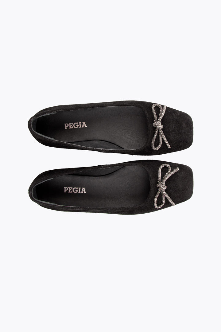 Pegia Liva Genuine Suede Ballet Flats - Pegia