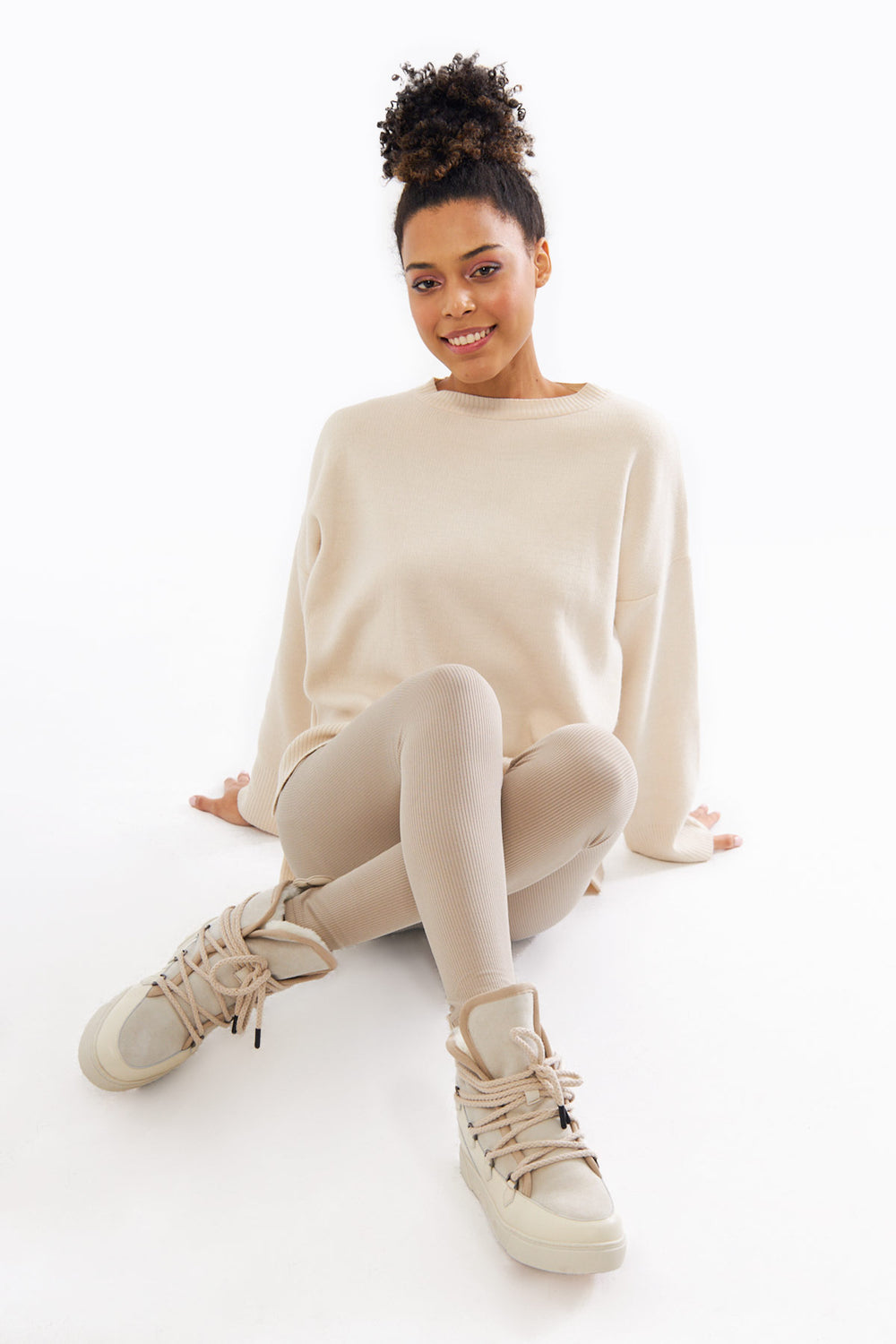 Cool Moon Luda Shearling Women's Sneaker Boots - Pegia