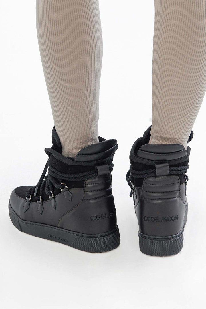 Cool Moon Luda Shearling Women's Sneaker Boots - Pegia