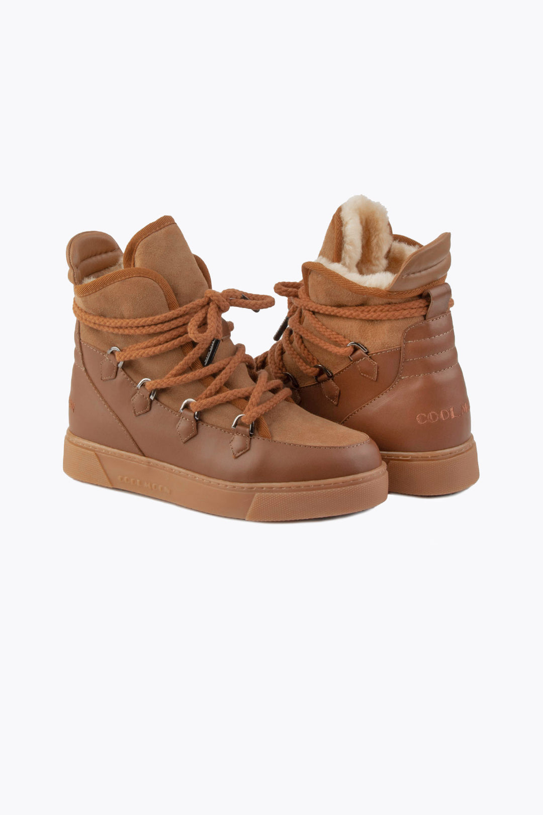 Cool Moon Luda Shearling Women's Sneaker Boots - Pegia