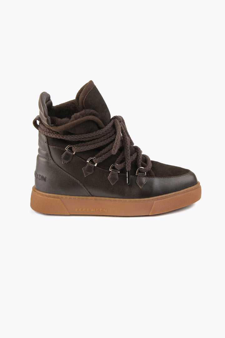 Cool Moon Luda Shearling Women's Sneaker Boots - Pegia