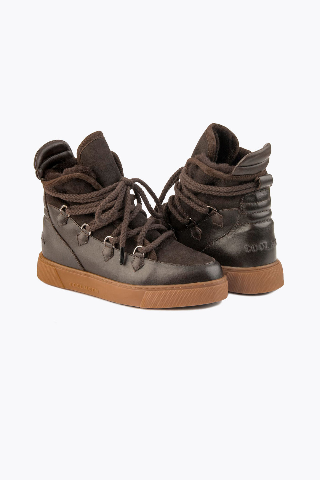 Cool Moon Luda Shearling Women's Sneaker Boots - Pegia