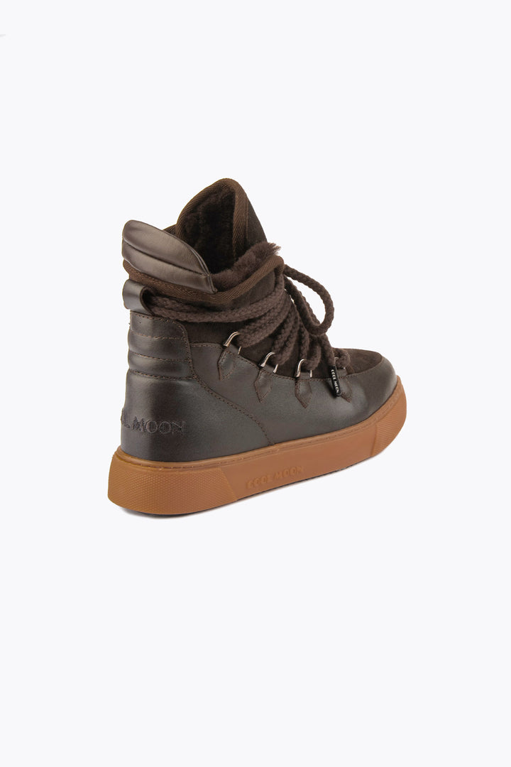 Cool Moon Luda Shearling Women's Sneaker Boots - Pegia