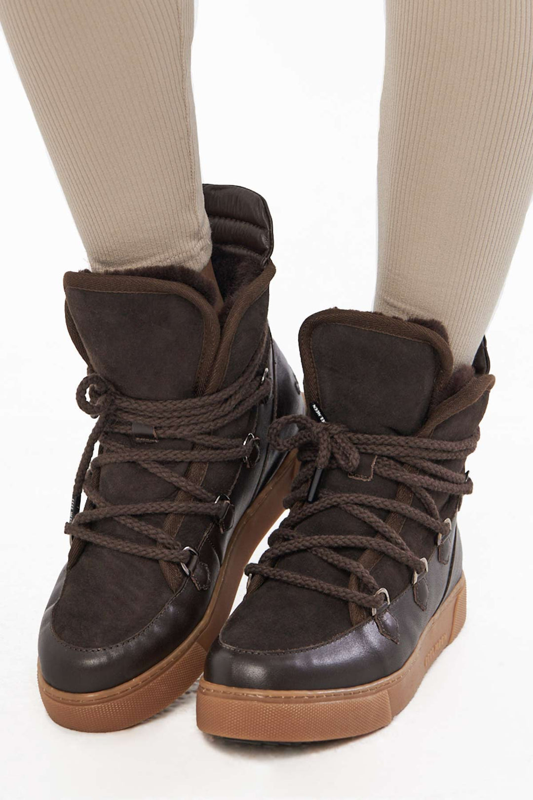 Cool Moon Luda Shearling Women's Sneaker Boots - Pegia