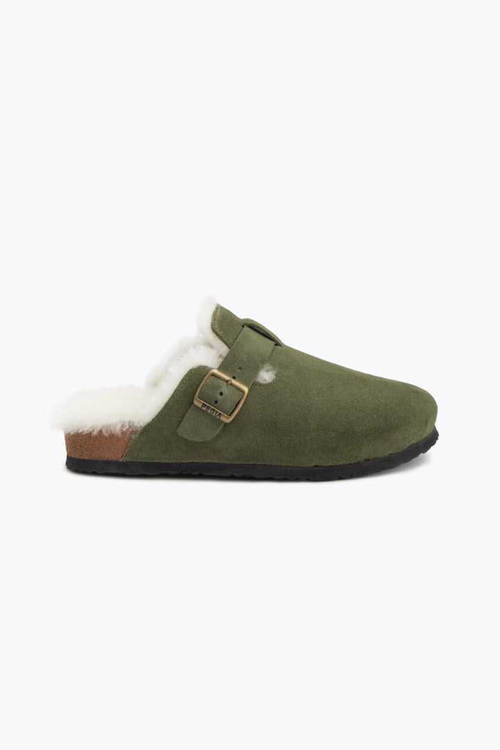 Pegia Moira Sheepskin Women's Clog Slippers - Pegia