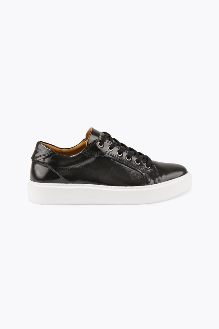 Pegia Nera Unisex Patent Leather Sneakers - Pegia