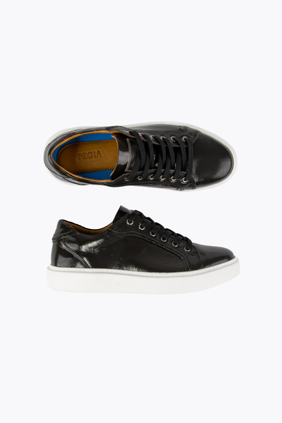 Pegia Nera Unisex Patent Leather Sneakers - Pegia