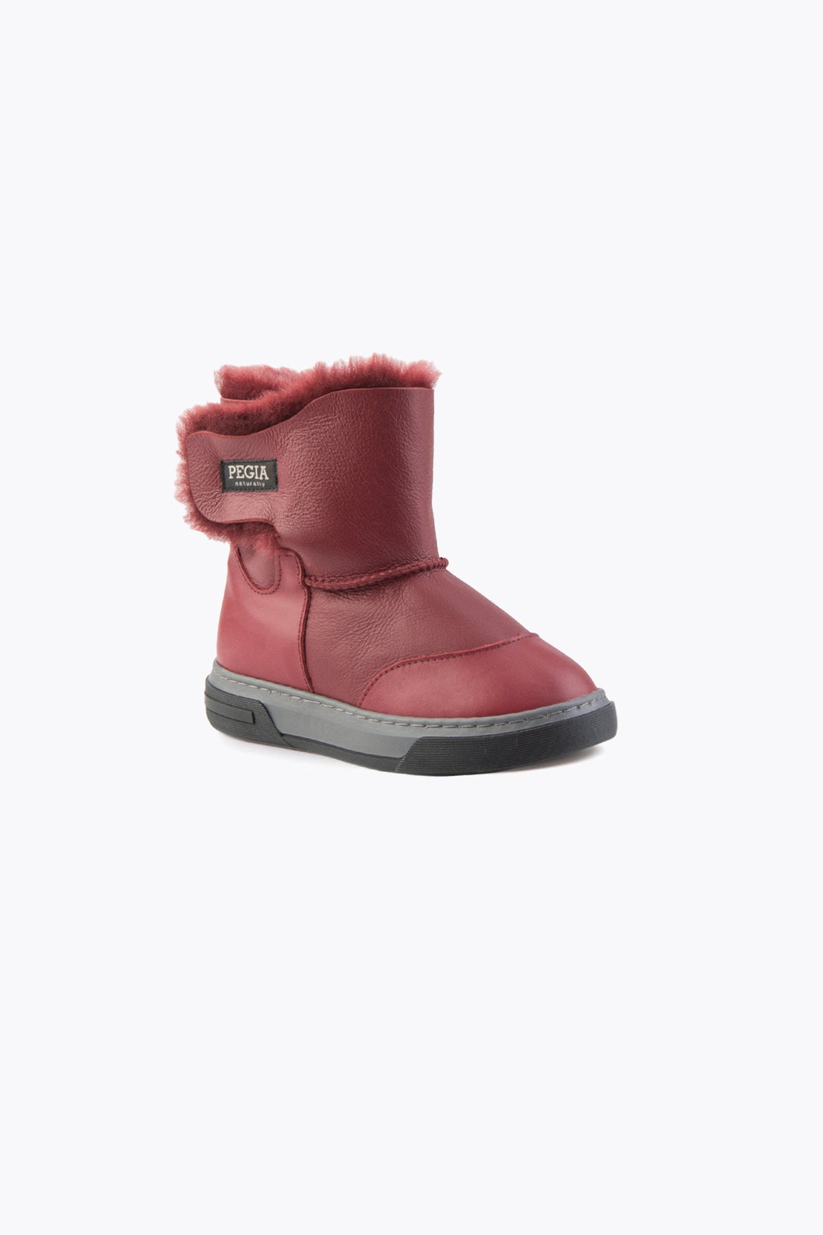 Pegia Orin Shearling Kids' Velcro Boots