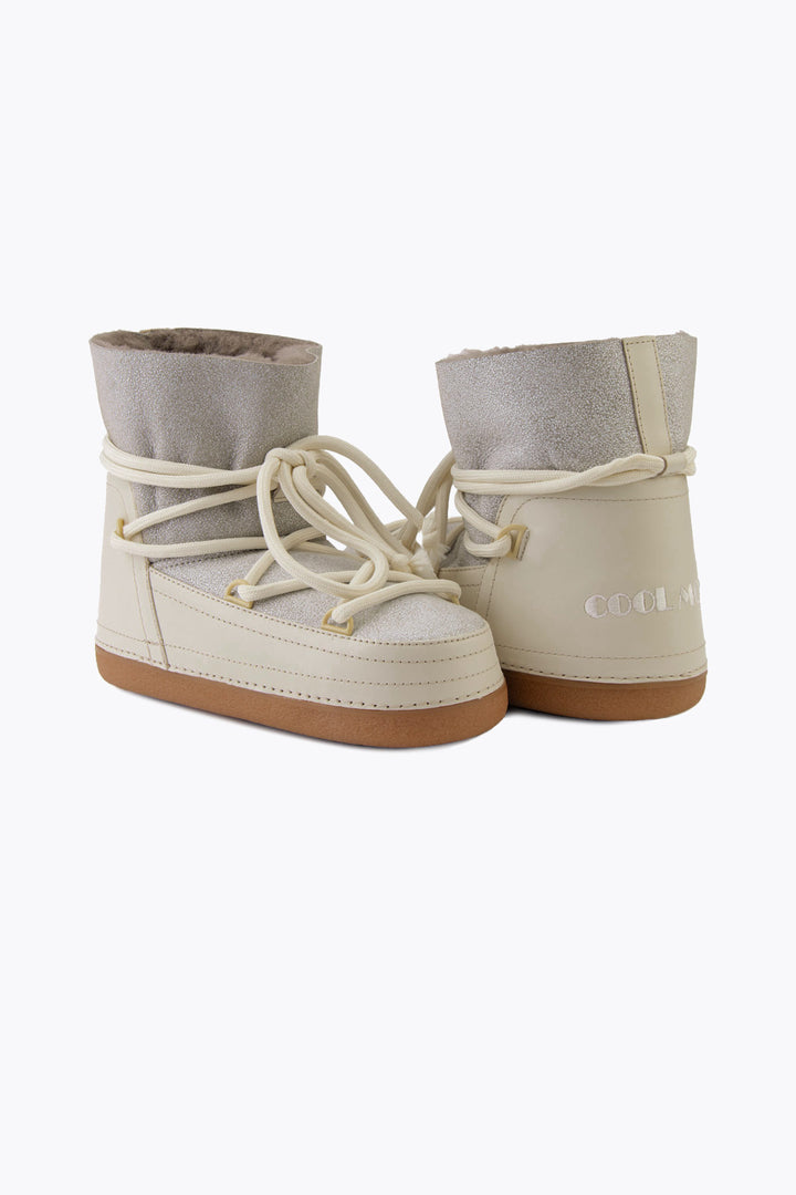 Cool Moon Santa Shearling Women's Snow Boots - Pegia