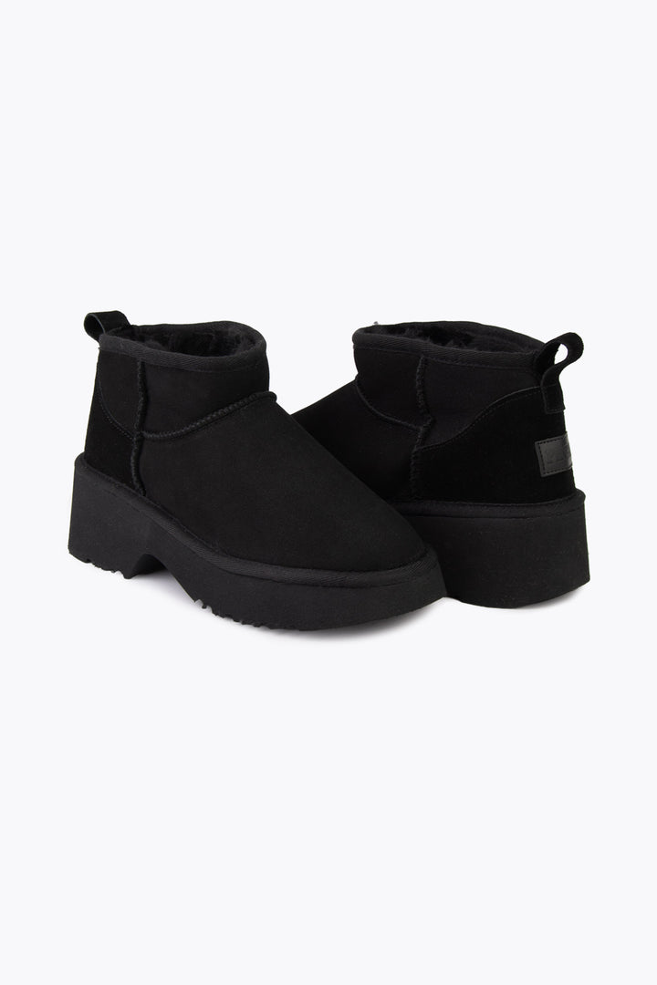 Pegia Skala Genuine Suede Women's Platform Heel Boots - Pegia