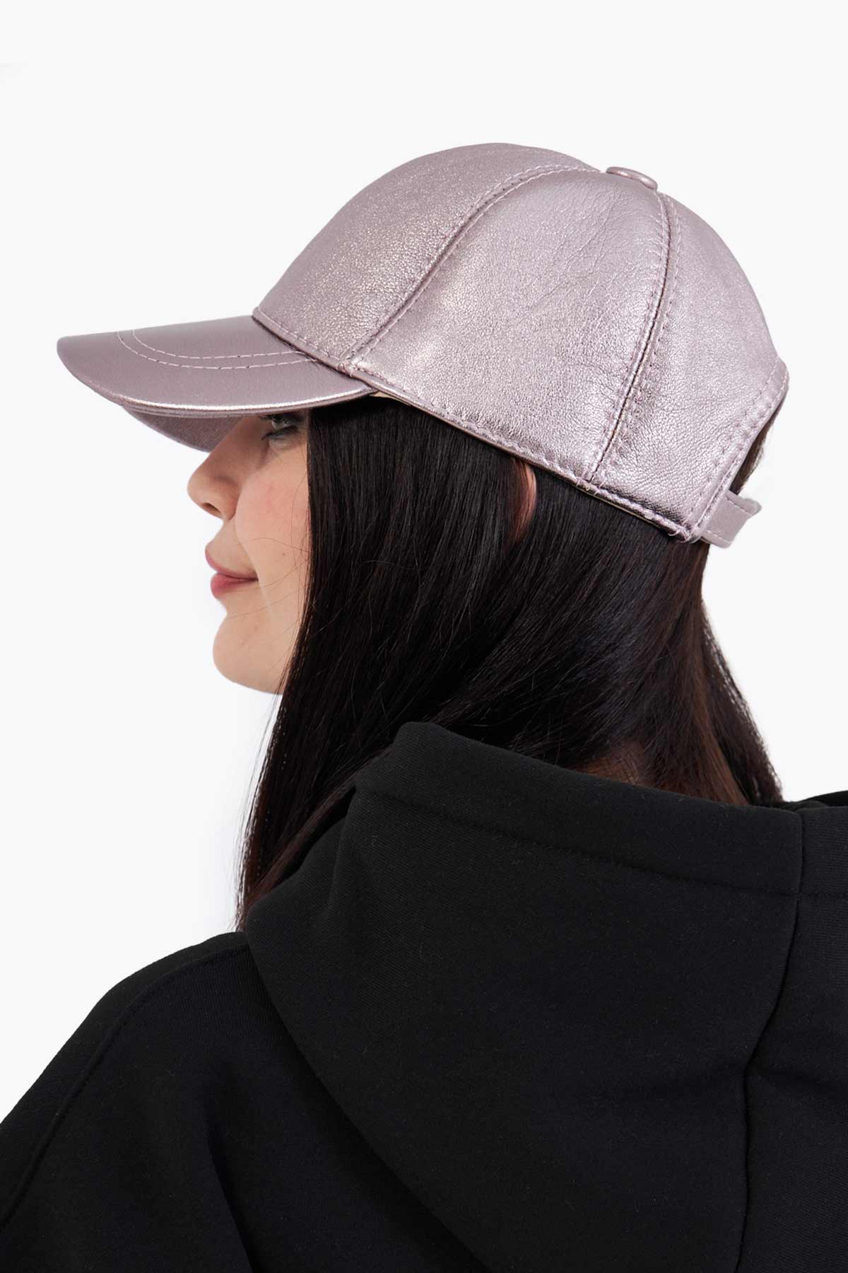 Casquette en cuir Pegia Pera