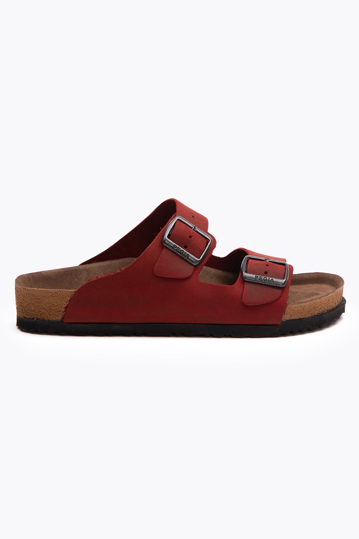 Pegia Santio Nubuck Unisex Buckle Slippers - Pegia