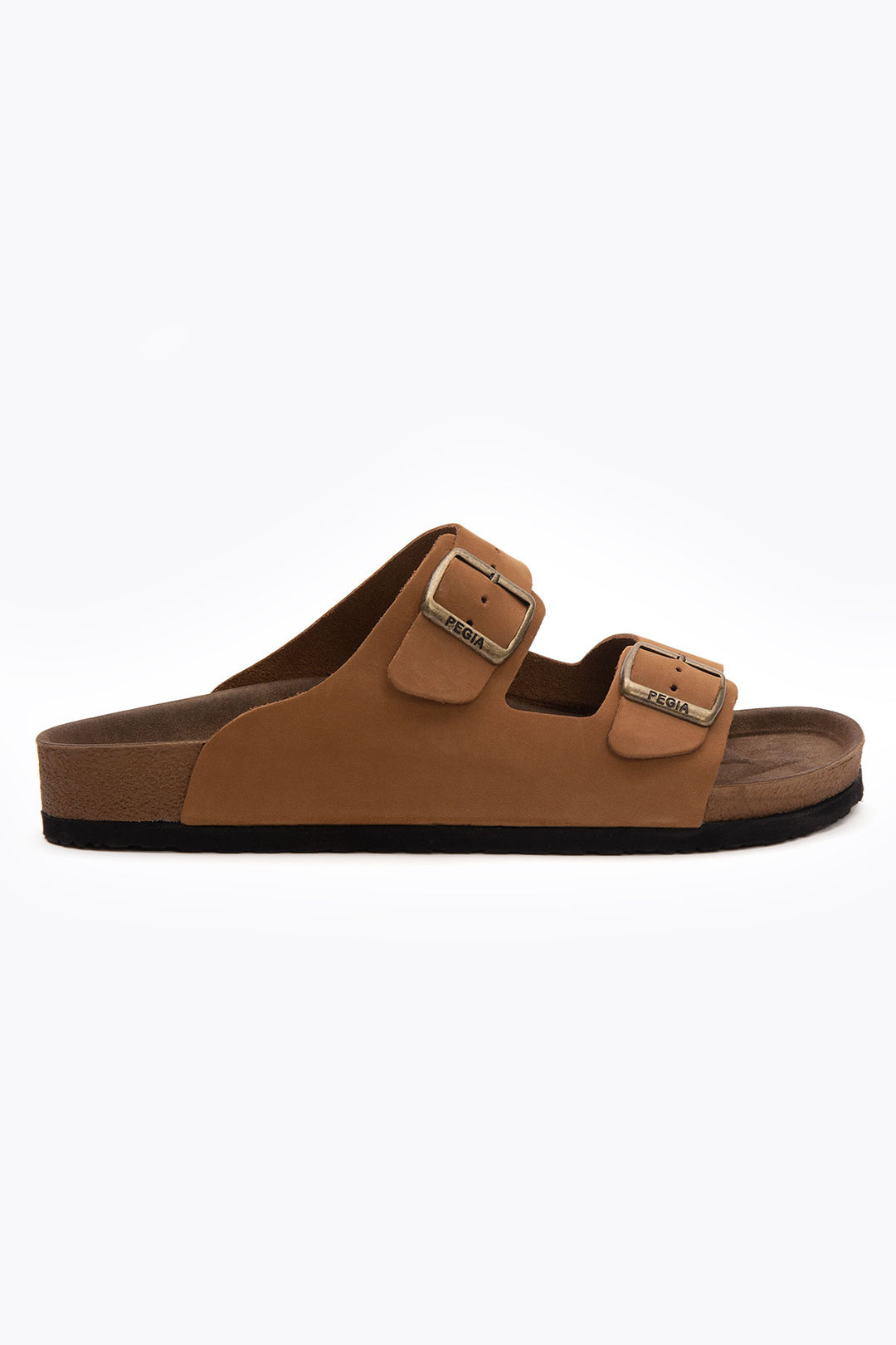 Pegia Santio Nubuck Unisex Buckle Slippers - Pegia