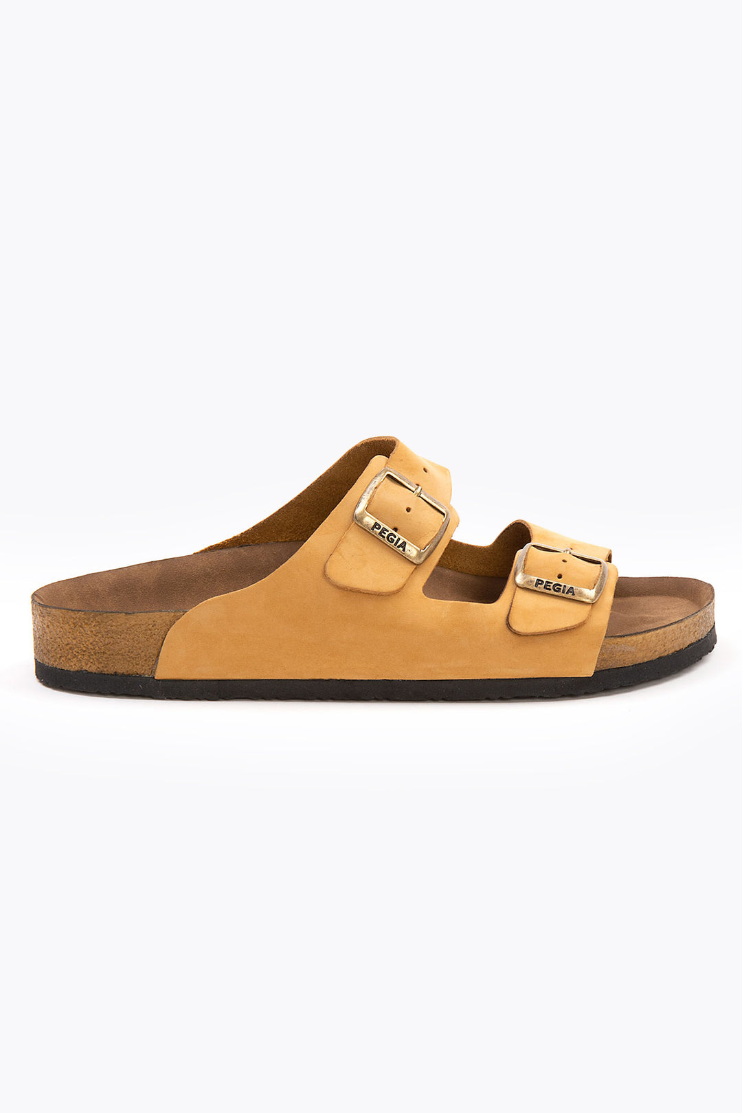 Pegia Santio Nubuck Unisex Buckle Slippers - Pegia