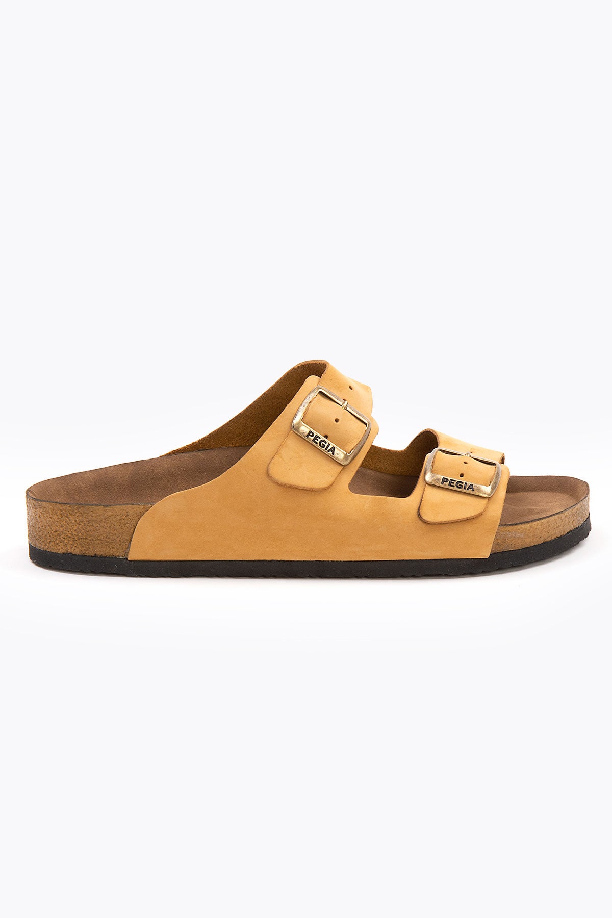 Pegia Santio Nubuck Unisex Buckle Slippers