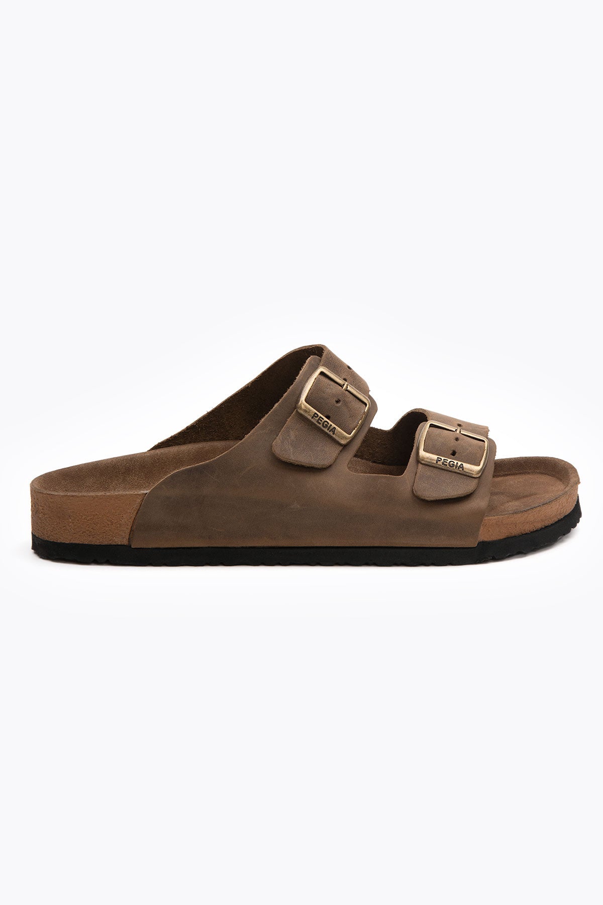 Pegia Santio Nubuck Unisex Buckle Slippers