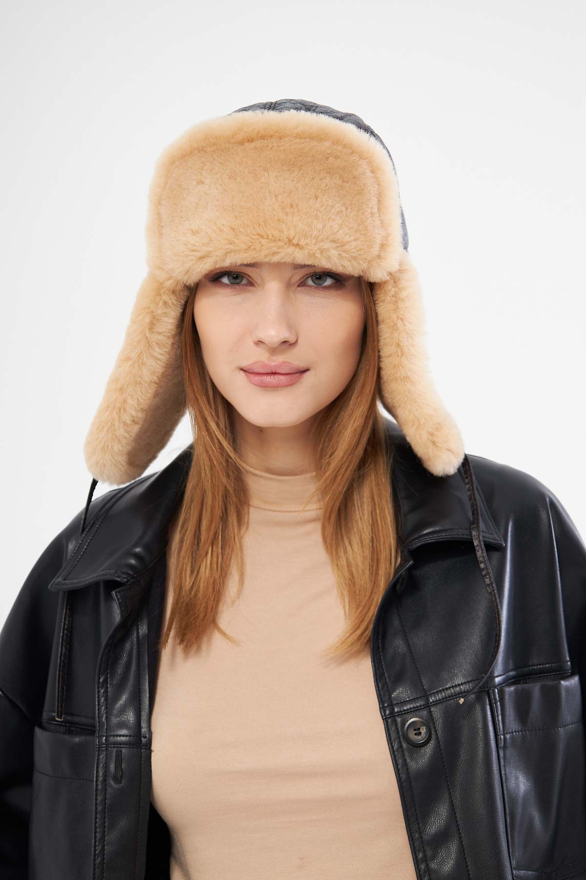 Pegia Holte Sheepskin Unisex Aviator Hat