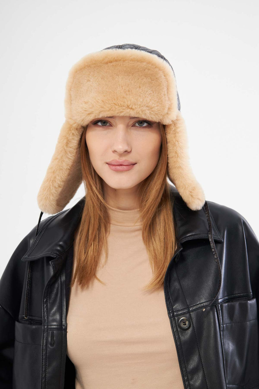 Pegia Holte Sheepskin Unisex Aviator Hat - Pegia