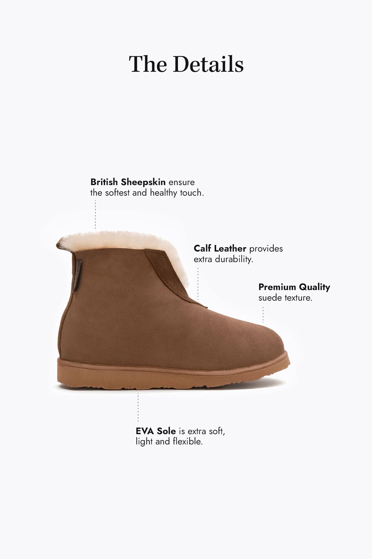 Pegia Moen Unisex Sheepskin Bootie Slippers - Pegia