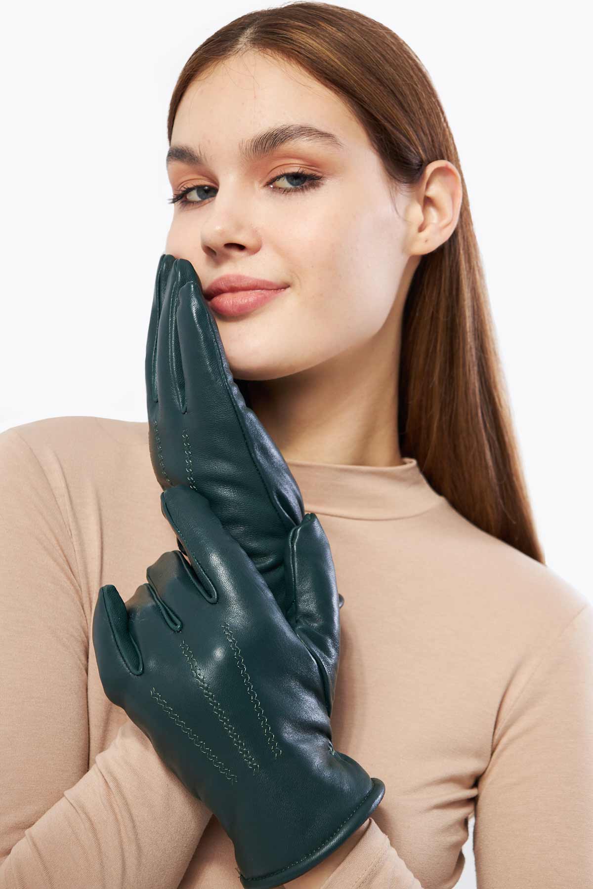 Gants unisexes en peau de mouton Pegia Vena