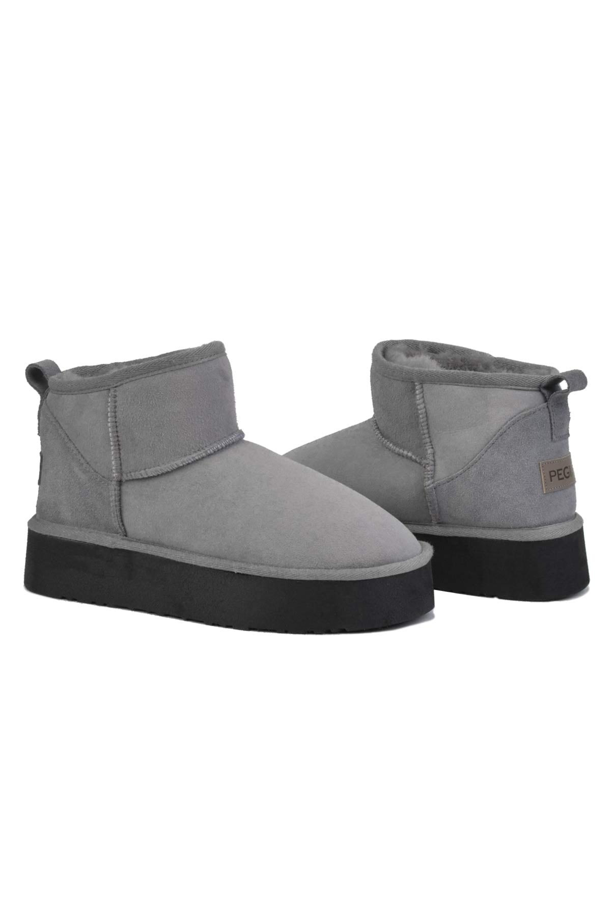 Pegia Brooks Genuine Suede Women's Platform Boots - Pegia