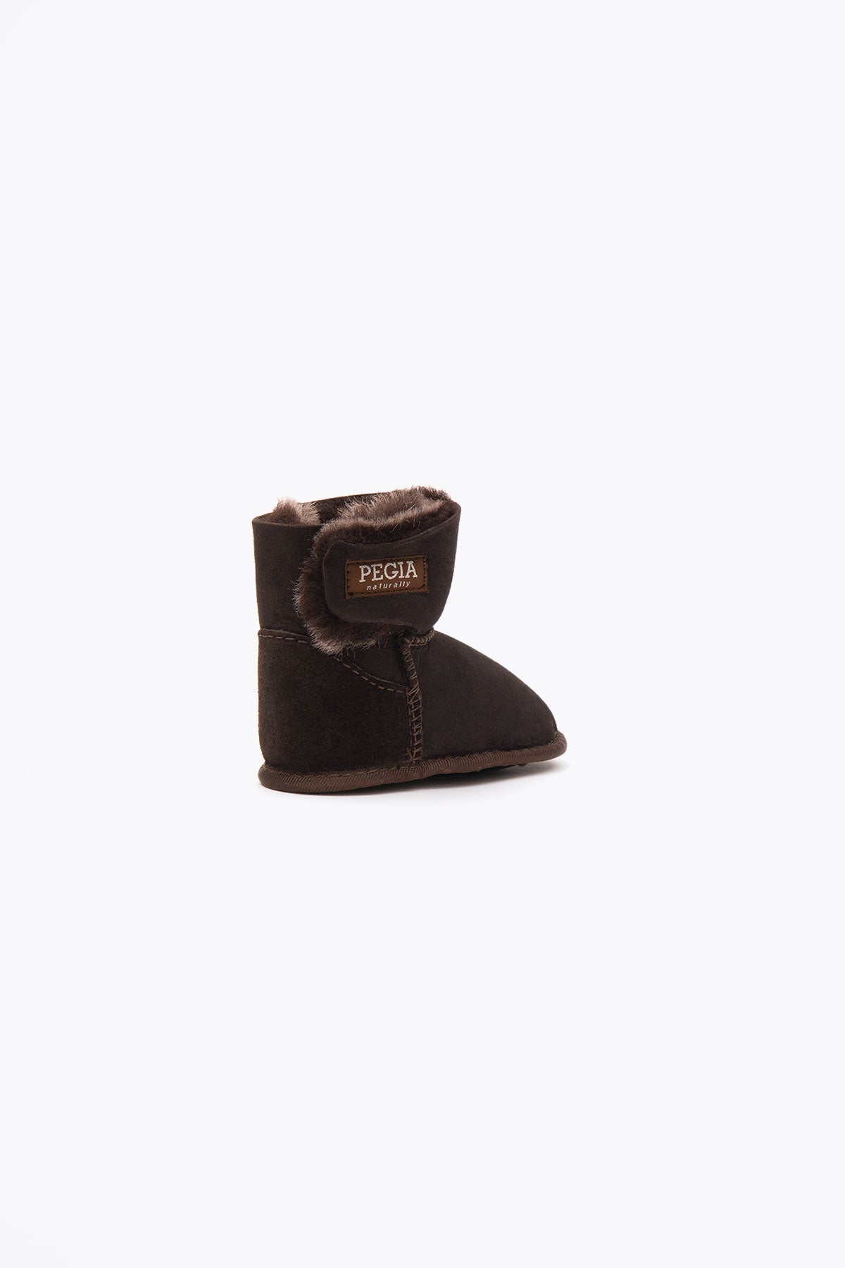 Pegia Lian Scarponcini In Shearling Con Velcro Per Bambini