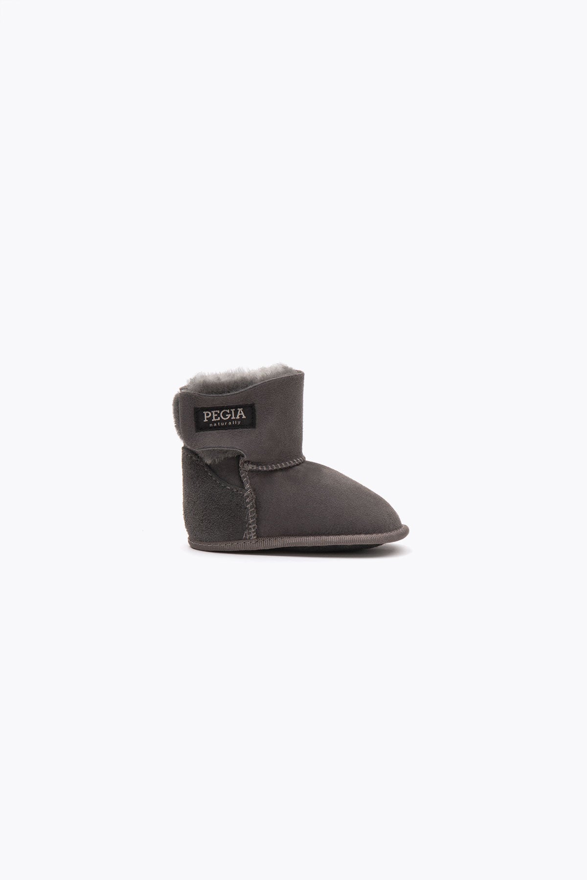 Pegia Lian Shearling Baby Velcro Booties