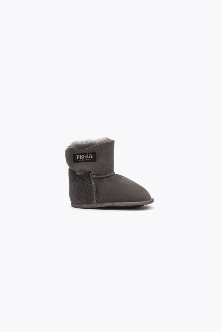 Pegia Lian Shearling Baby Velcro Booties - Pegia