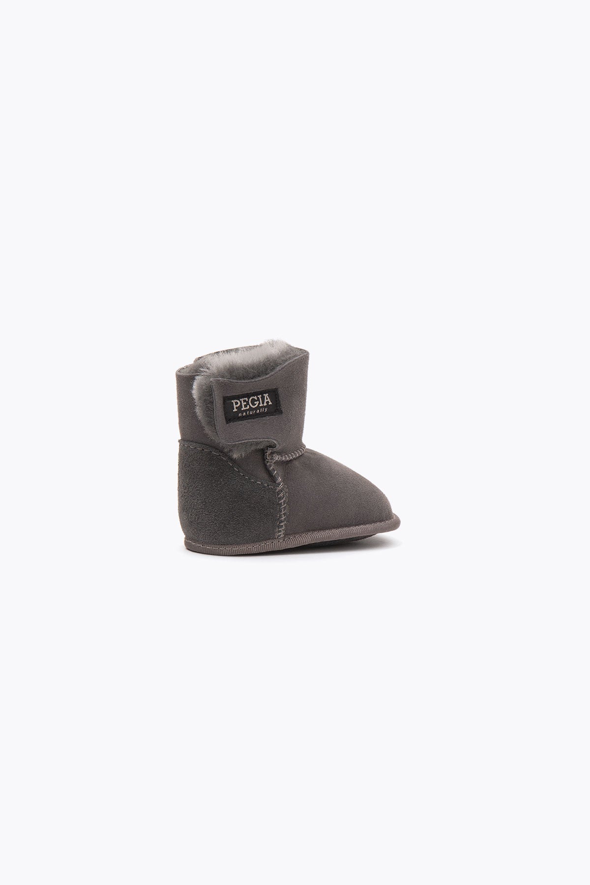 Pegia Lian Shearling Baby Velcro Booties